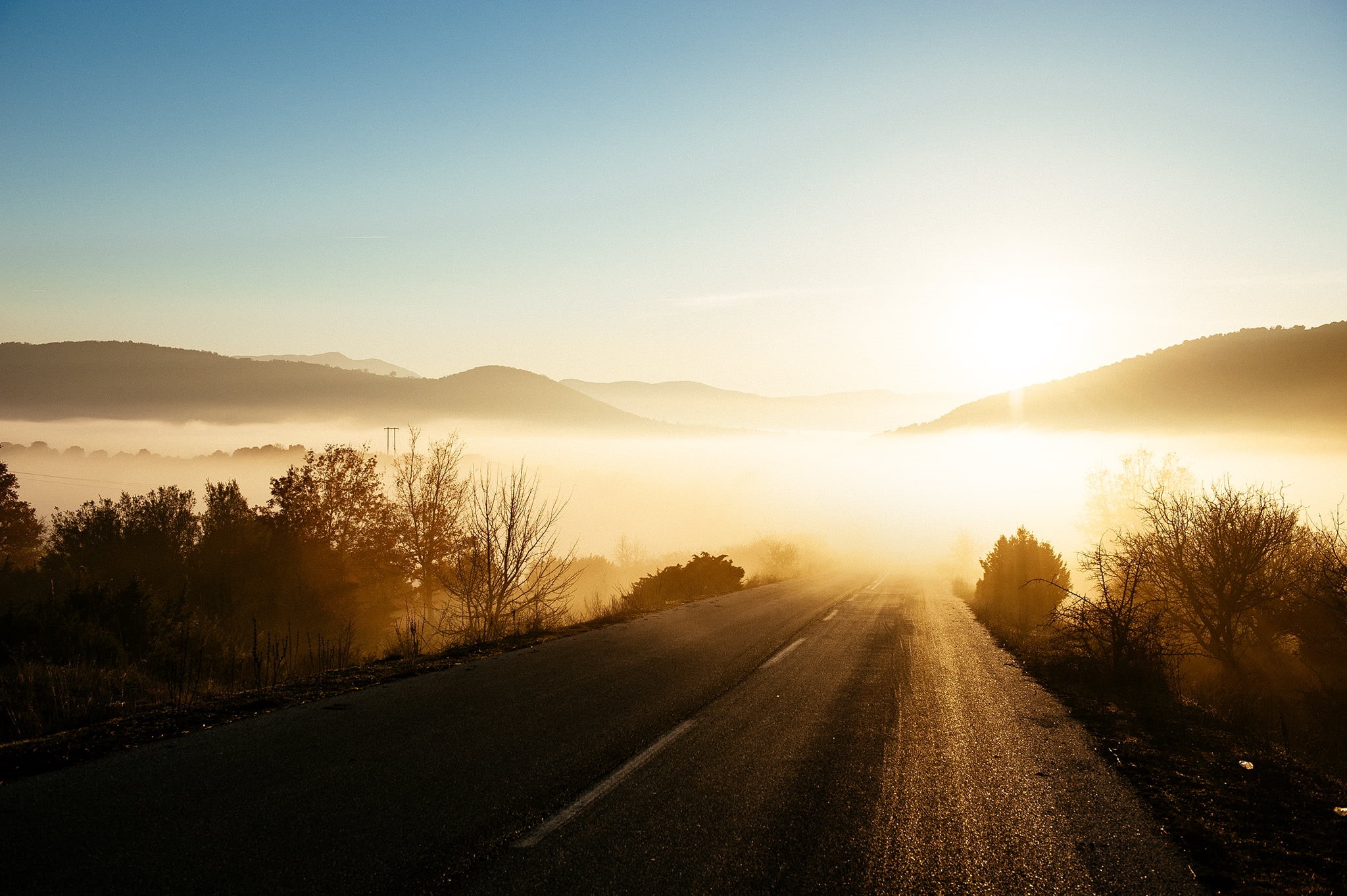 road in the mountains